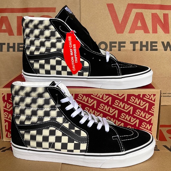 Vans Other - Vans Sk8-Hi Blur Checkerboard Black/Classic sneakers Men’s